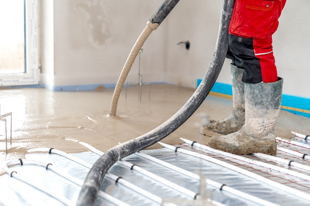 Quelle chape pour un plancher chauffant ?